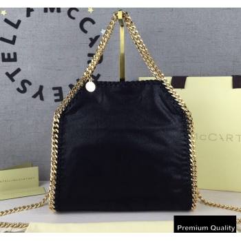 Stella Mccartney Falabella Mini Tote Bag Black/Gold (weijian-20082524)