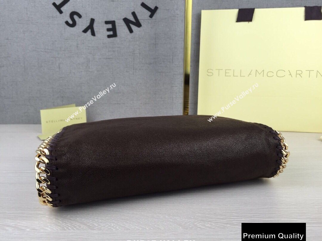 Stella Mccartney Falabella Mini Tote Bag Coffee/Gold (weijian-20082522)