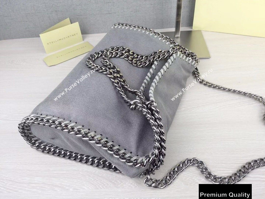 Stella Mccartney Falabella Mini Tote Bag Gray (weijian-20082521)