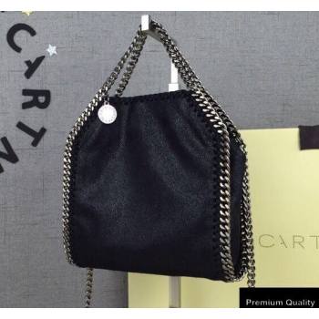 Stella Mccartney Falabella Tiny Tote Bag Black/Silver (weijian-20082541)