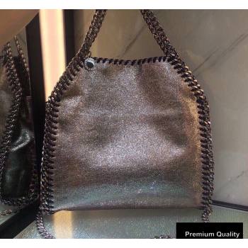 Stella Mccartney Falabella Mini Tote Bag Crinkled Silver (weijian-20082512)