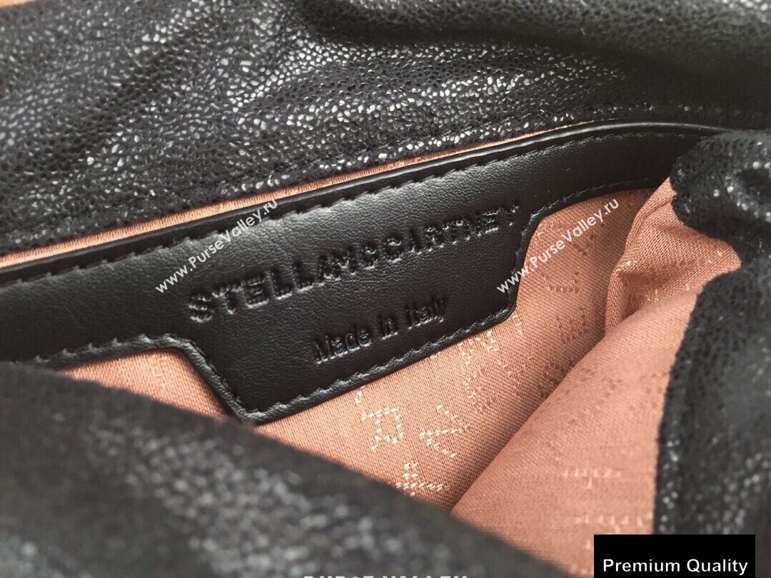 Stella Mccartney Falabella Tiny Tote Bag Black/Gold (weijian-20082540)