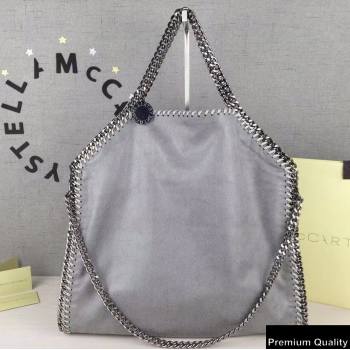 Stella Mccartney Falabella 3-chain Fold Over Tote Bag Gray (weijian-20082509)