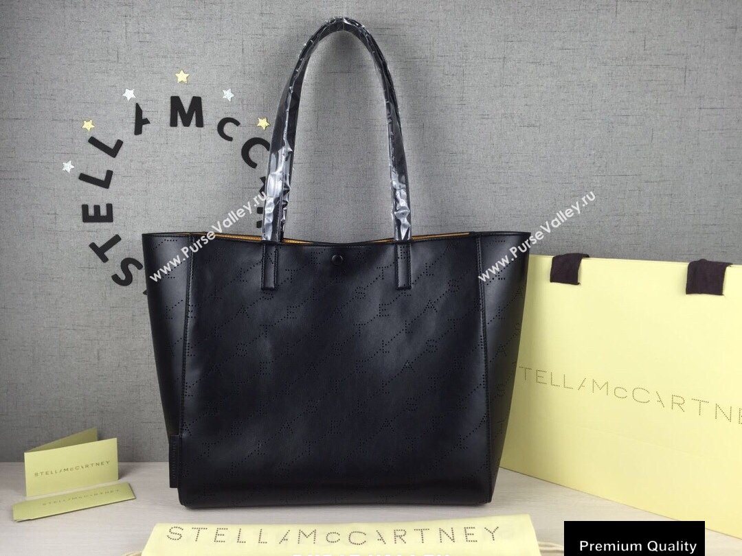 Stella Mccartney Monogram Small Tote Bag Black (weijian-20082404)