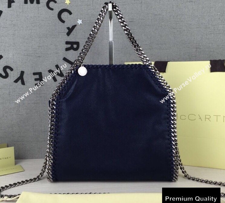 Stella Mccartney Falabella Mini Tote Bag Navy Blue (weijian-20082518)