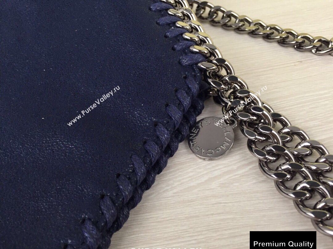 Stella Mccartney Falabella Mini Tote Bag Navy Blue (weijian-20082518)