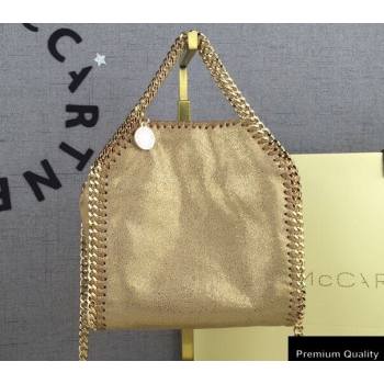 Stella Mccartney Falabella Tiny Tote Bag Pearl Gold (weijian-20082534)