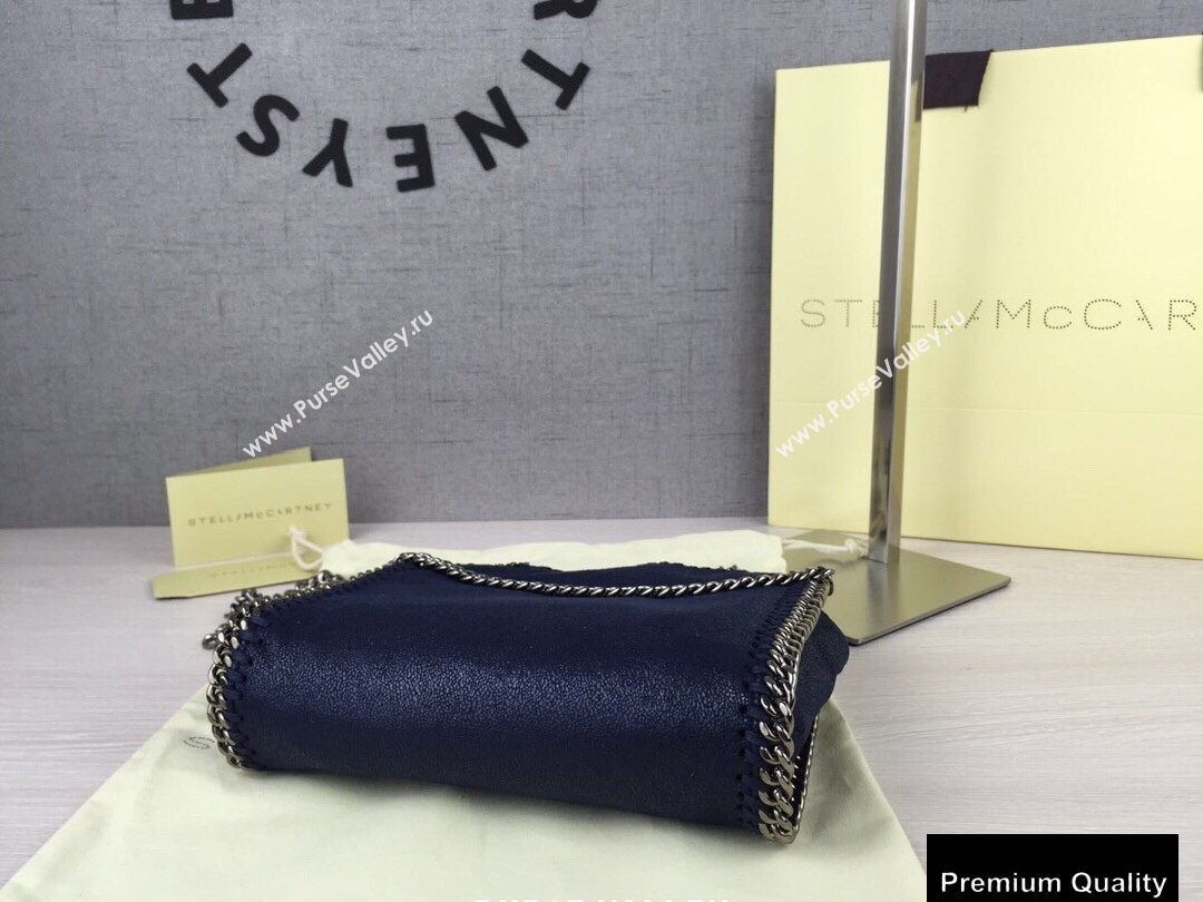 Stella Mccartney Falabella Tiny Tote Bag Navy Blue (weijian-20082535)