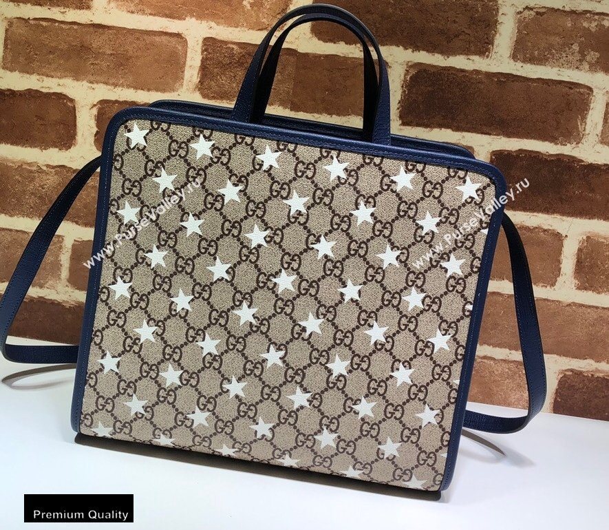 Gucci GG Star Print Shoulder Bag 612992 (delihang-20082728)