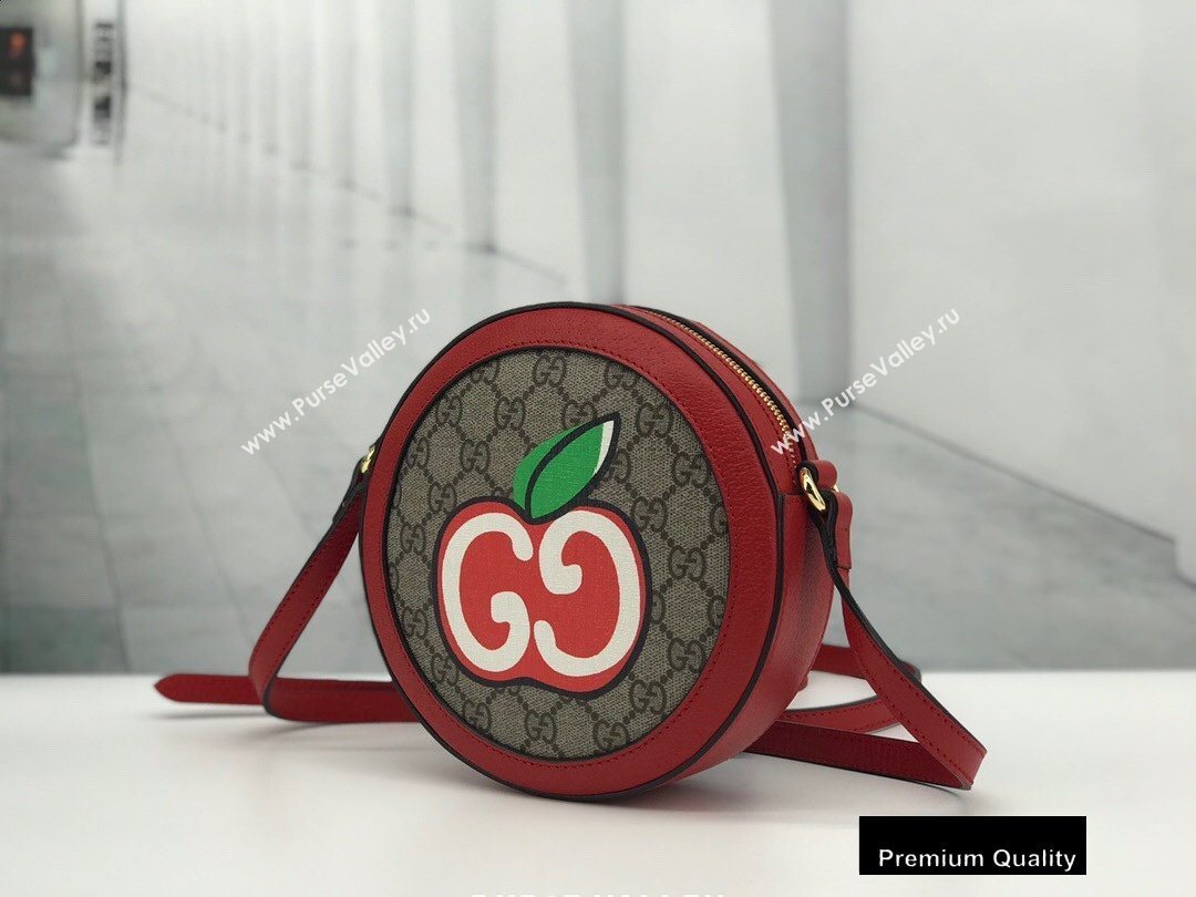 Gucci Round Shoulder Bag 625216 GG Apple Print 2020 (delihang-20082746)