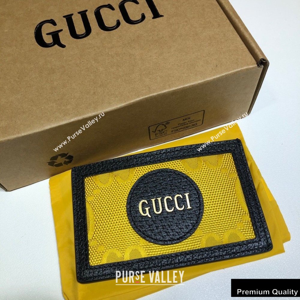 Gucci Off The Grid Card Case 625578 Yellow 2020 (delihang-20082718)