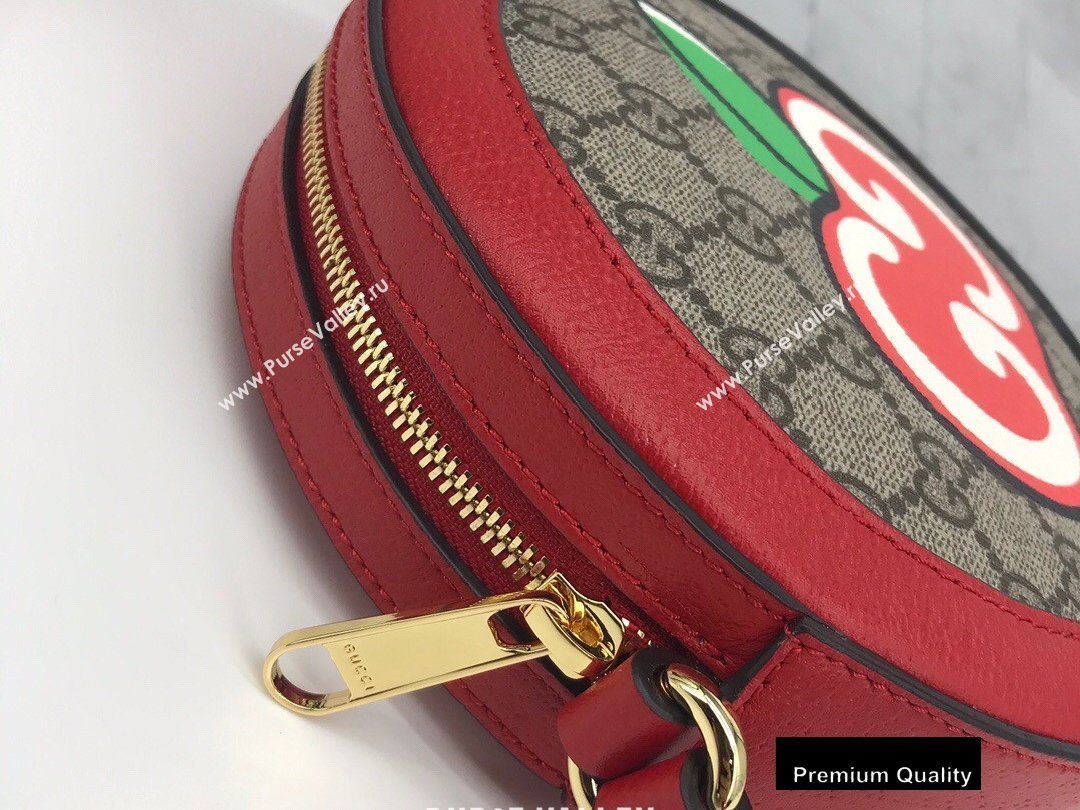 Gucci Round Shoulder Bag 625216 GG Apple Print 2020 (delihang-20082746)