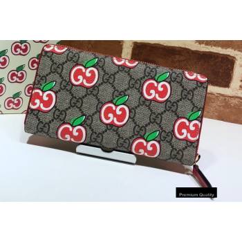 Gucci Zip Around Wallet 624880 GG Apple Print 2020 (delihang-20082748)