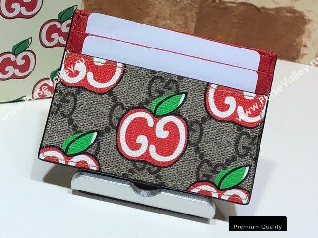 Gucci Card Case 624898 GG Apple Print 2020 (delihang-20082750)