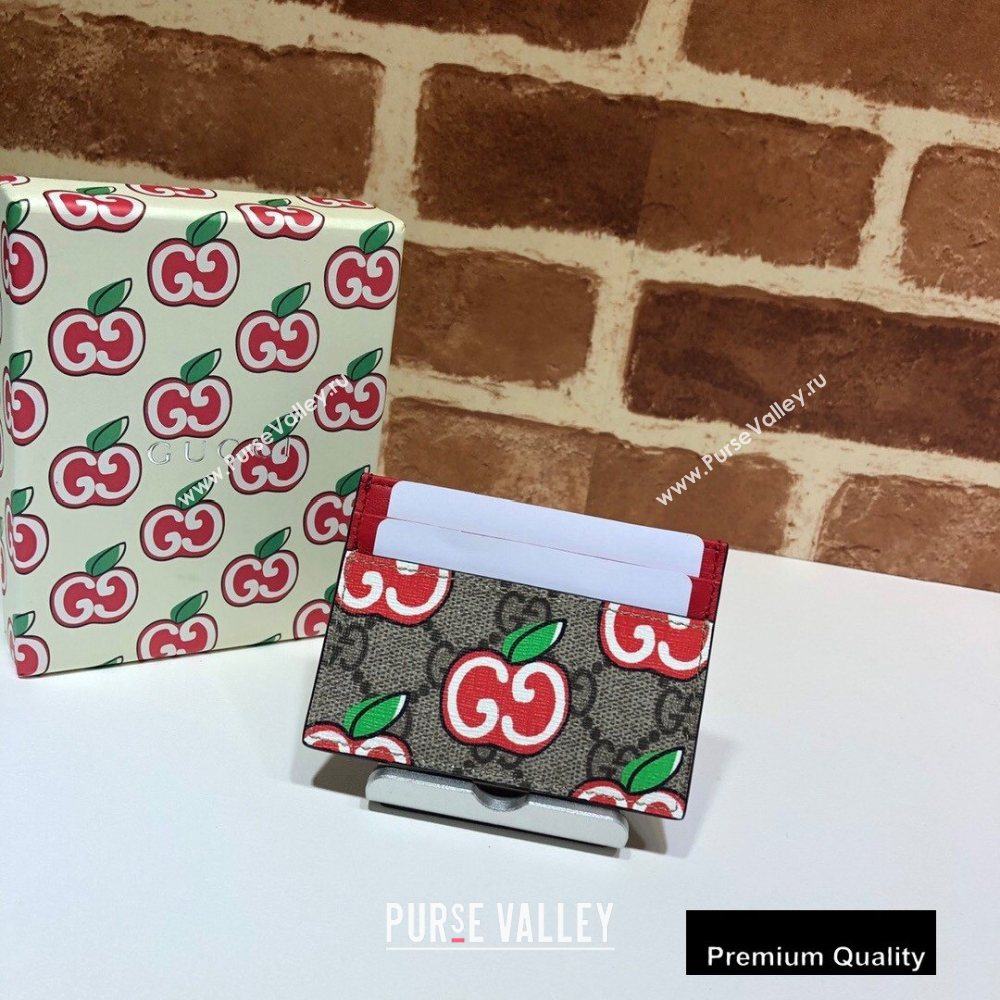 Gucci Card Case 624898 GG Apple Print 2020 (delihang-20082750)