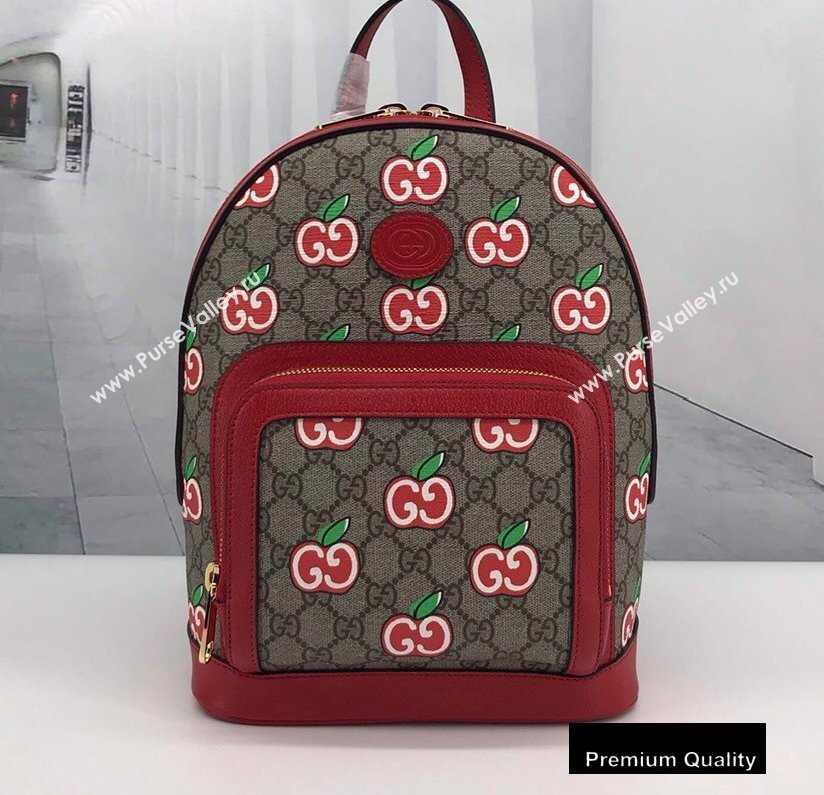 Gucci Small Backpack Bag 601296 GG Apple Print 2020 (delihang-20082745)