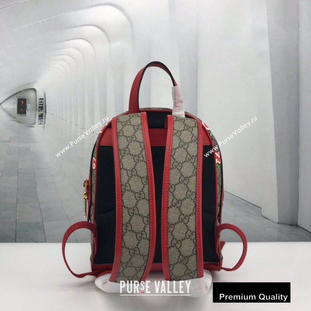 Gucci Small Backpack Bag 601296 GG Apple Print 2020 (delihang-20082745)