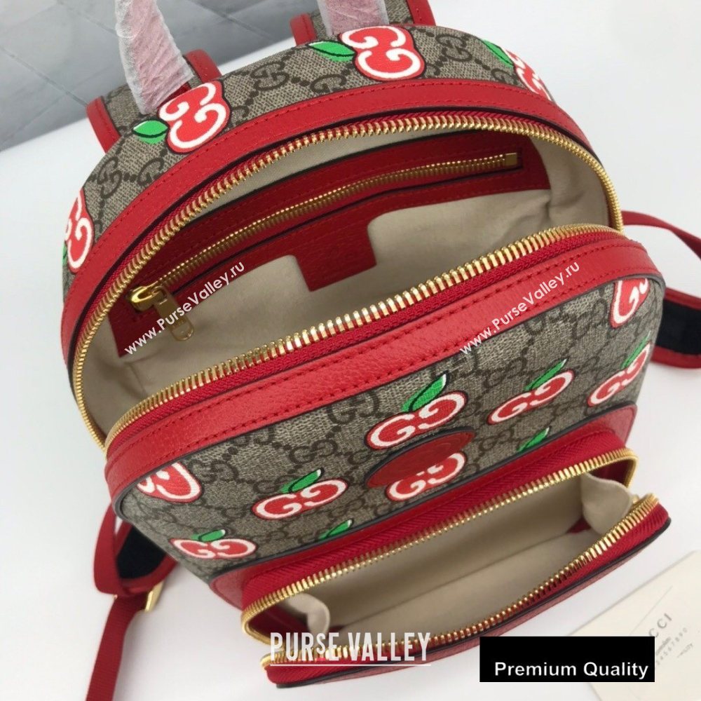 Gucci Small Backpack Bag 601296 GG Apple Print 2020 (delihang-20082745)