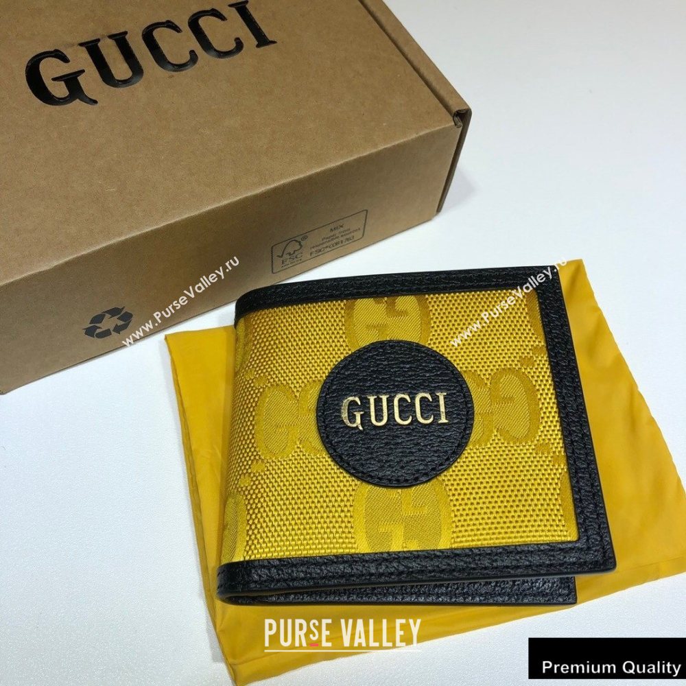 Gucci Off The Grid Billfold Wallet 625573 Yellow 2020 (delihang-20082715)