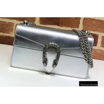 Gucci Dionysus Small Shoulder Bag 499623 Leather Silver 2020 (delihang-20082720)