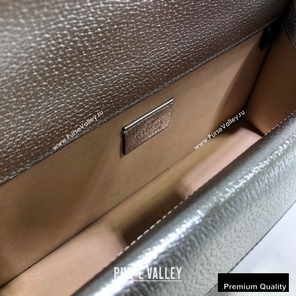 Gucci Dionysus Small Shoulder Bag 499623 Leather Silver 2020 (delihang-20082720)