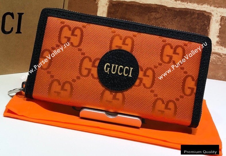 Gucci Off The Grid Zip Around Wallet 625576 Orange 2020 (delihang-20082708)