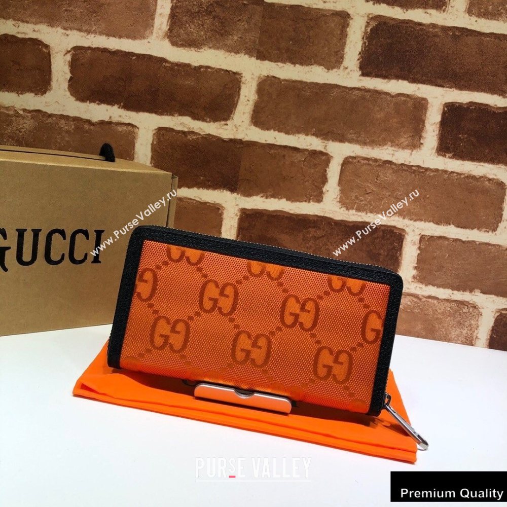 Gucci Off The Grid Zip Around Wallet 625576 Orange 2020 (delihang-20082708)