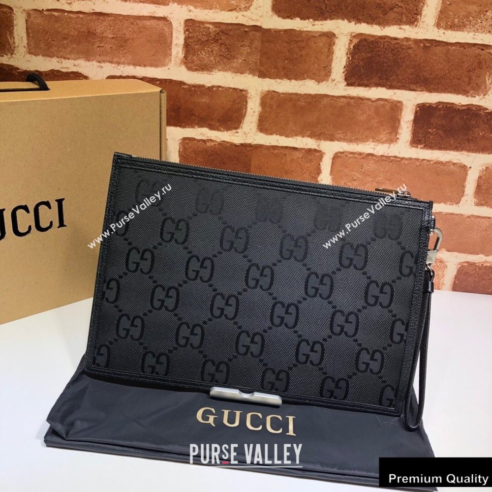 Gucci Off The Grid Pouch Clutch Bag 625598 Black 2020 (delihang-20082704)