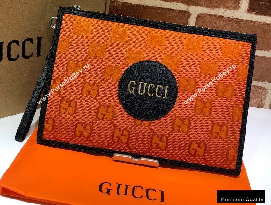 Gucci Off The Grid Pouch Clutch Bag 625598 Orange 2020 (delihang-20082705)
