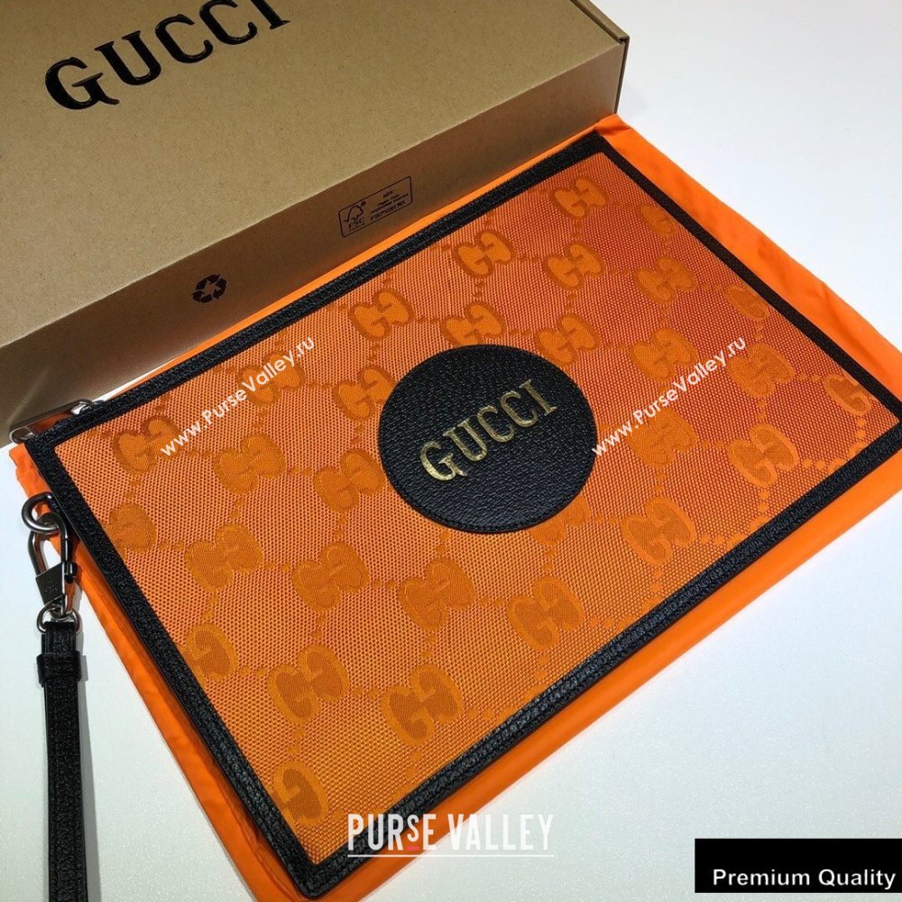 Gucci Off The Grid Pouch Clutch Bag 625598 Orange 2020 (delihang-20082705)