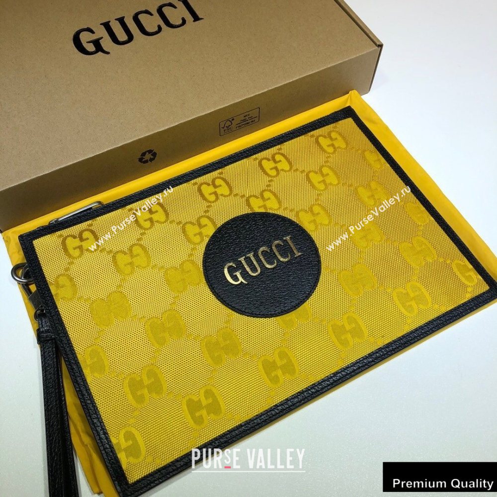 Gucci Off The Grid Pouch Clutch Bag 625598 Yellow 2020 (delihang-20082706)