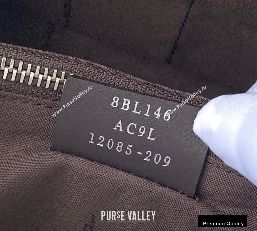 Fendi Heat-stamped FENDI ROMA By The Way Medium Boston Bag White 2020 (chaoliu-20083119)