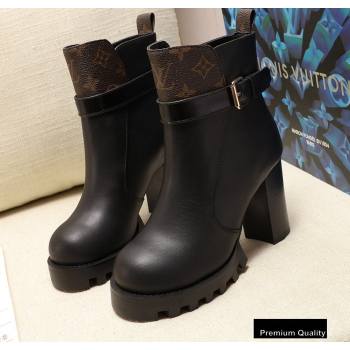 Louis Vuitton Heel 9.5 cm Star Trail Ankle Boots Black 2020 (modeng-20090413)