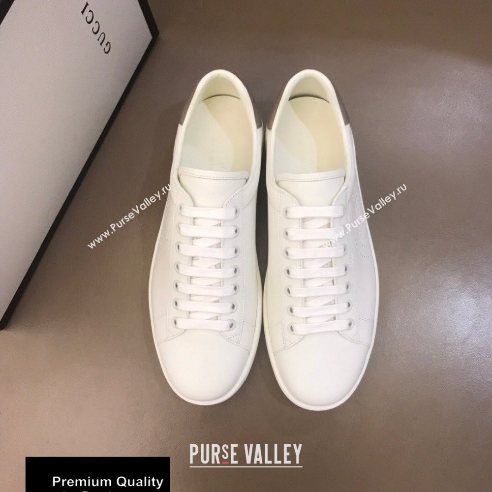 Gucci Ace Leather Womens/Mens Sneakers with Interlocking G Top Quality 16 (nihao-20090716)