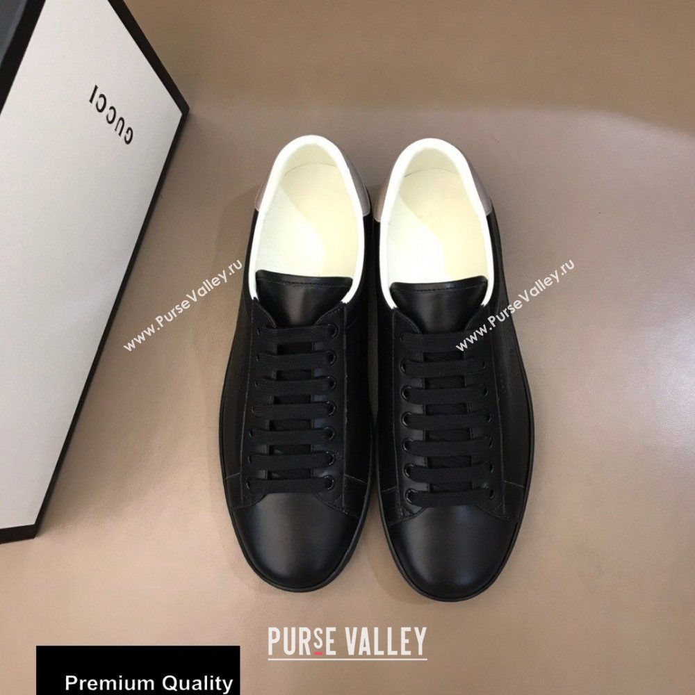 Gucci Ace Leather Womens/Mens Sneakers with Interlocking G Top Quality 15 (nihao-20090715)