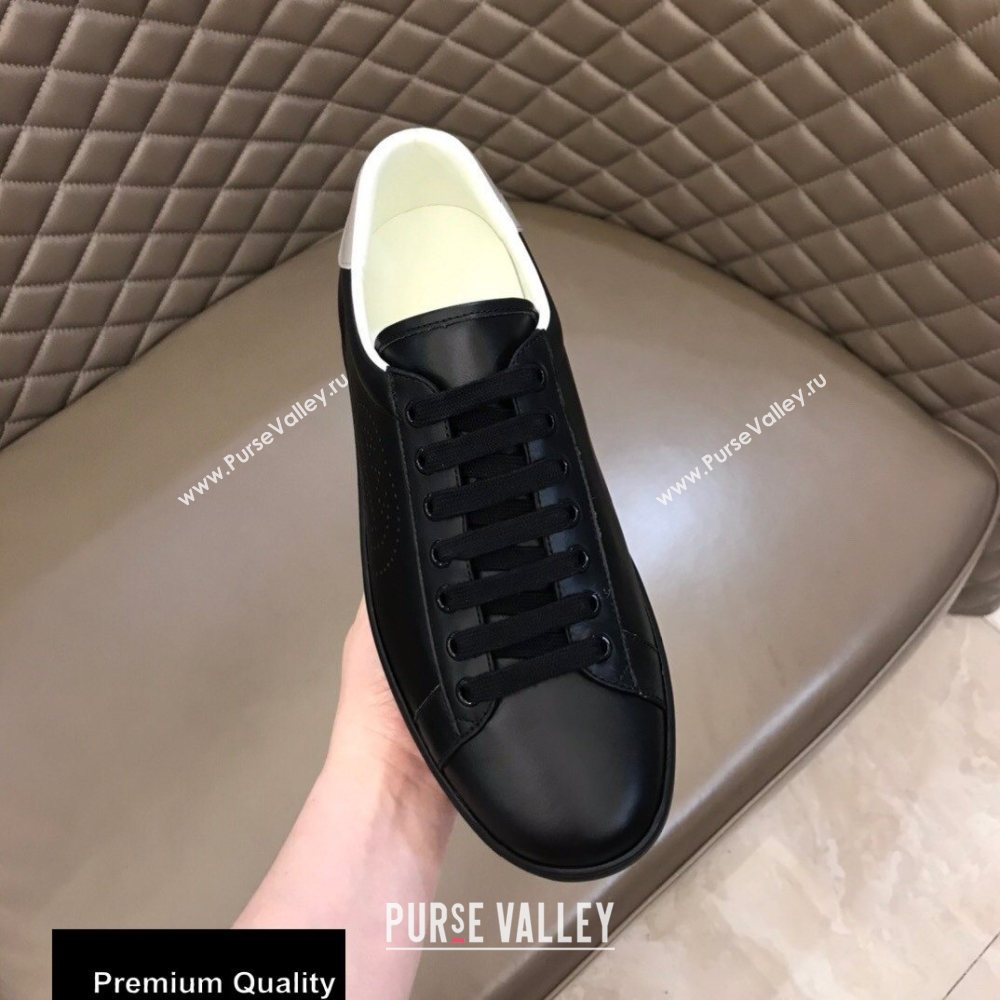 Gucci Ace Leather Womens/Mens Sneakers with Interlocking G Top Quality 15 (nihao-20090715)