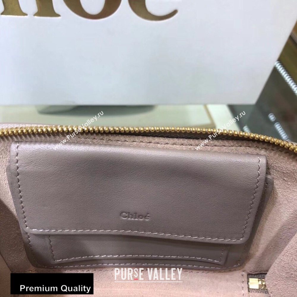 Chloe C Mini Vanity Bag in Calfskin Gray (yaoyao-20090721)