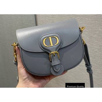 Dior Small Bobby Bag Bag in Box Calfskin Gray 2020 (vivi-20090903)