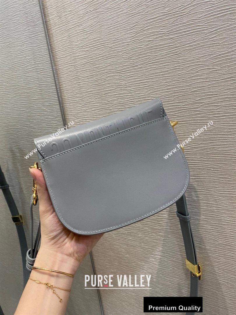 Dior Small Bobby Bag Bag in Box Calfskin Gray 2020 (vivi-20090903)