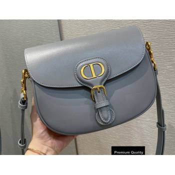 Dior Medium Bobby Bag Bag in Box Calfskin Gray 2020 (vivi-20090902)