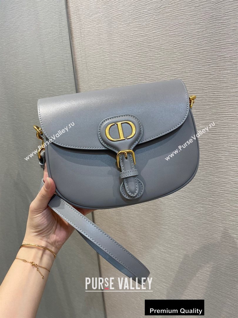 Dior Medium Bobby Bag Bag in Box Calfskin Gray 2020 (vivi-20090902)