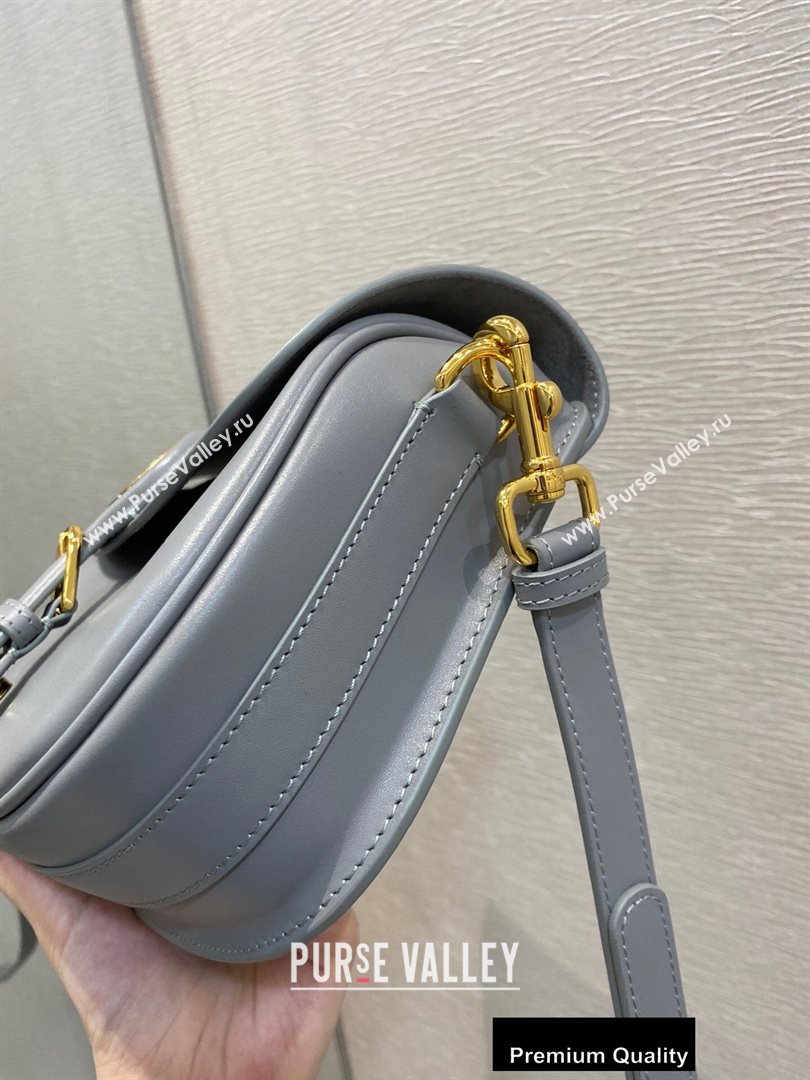 Dior Medium Bobby Bag Bag in Box Calfskin Gray 2020 (vivi-20090902)