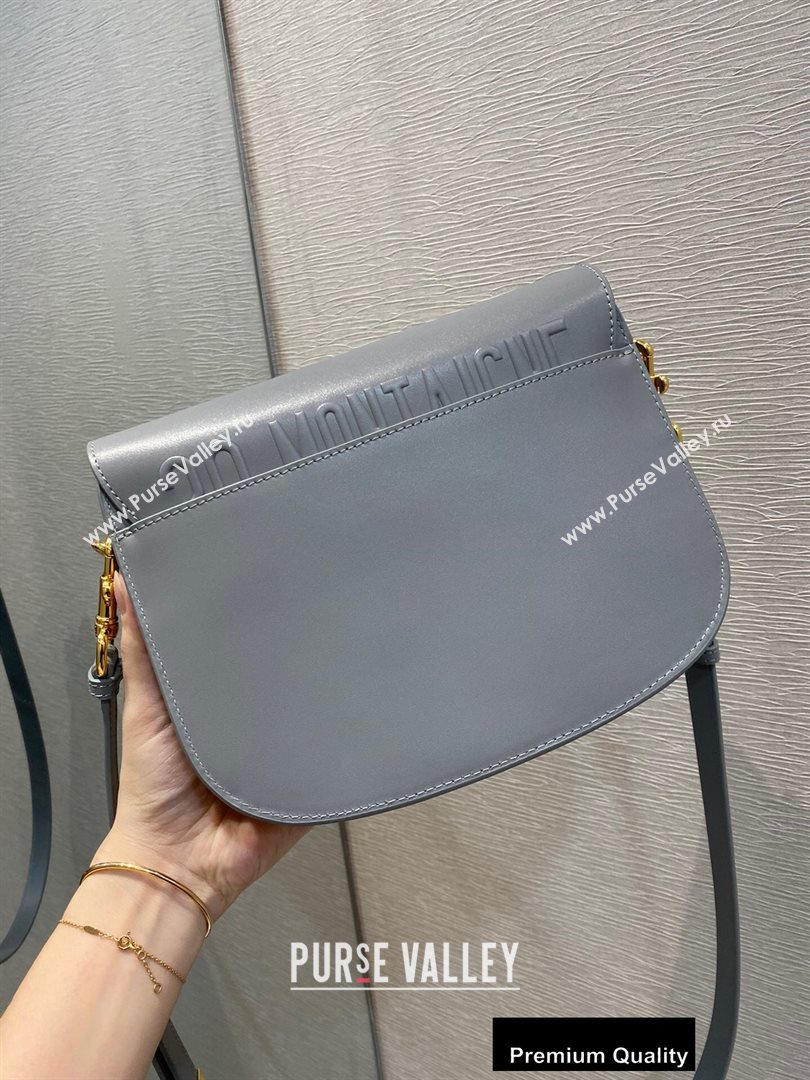 Dior Medium Bobby Bag Bag in Box Calfskin Gray 2020 (vivi-20090902)