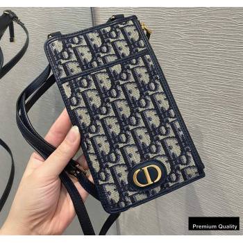Dior Oblique 30 Montaigne Long Wallet with Strap 2020 (vivi-20090927)