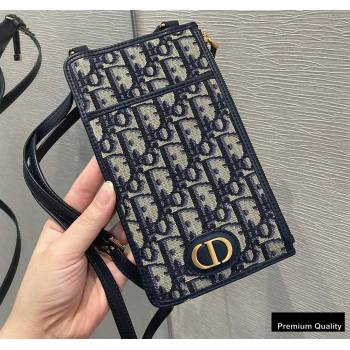 Dior Oblique 30 Montaigne Long Wallet with Strap 2020 (vivi-20090927)