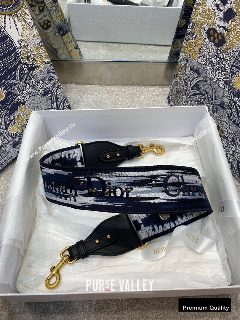 Dior Multicolor Tie Embroidery Shoulder Strap with Medallions (vivi-20090925)