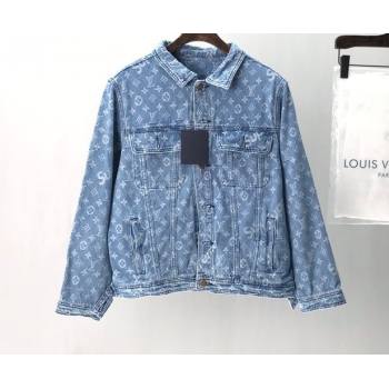 Louis Vuitton x Supreme Monogram Denim Jacket 2020 (fangfang-20091430)