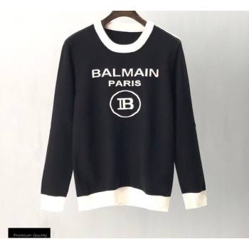 Balmain Logo Sweatshirt Black 2020 (fangfang-20091571)
