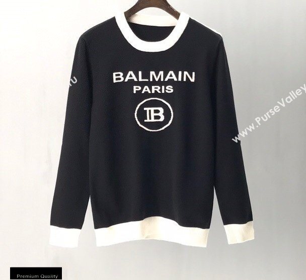 Balmain Logo Sweatshirt Black 2020 (fangfang-20091571)