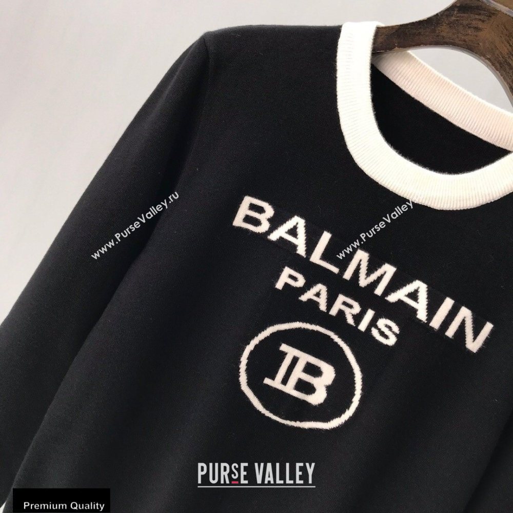 Balmain Logo Sweatshirt Black 2020 (fangfang-20091571)